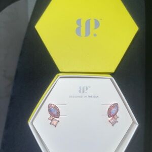 Bomb Party Stud Earrings- Sense of Serenity Rose Gold Plating